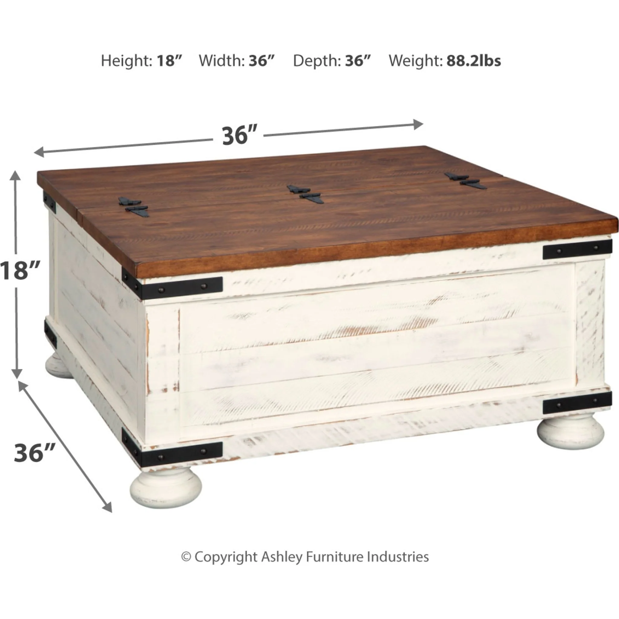 Wystfield Coffee Table with Storage - Image 4