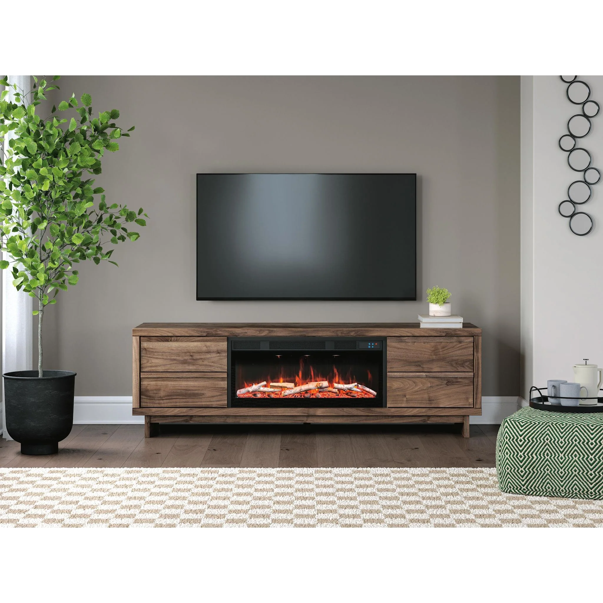 Zadilyn TV Stand with Fireplace - Image 20