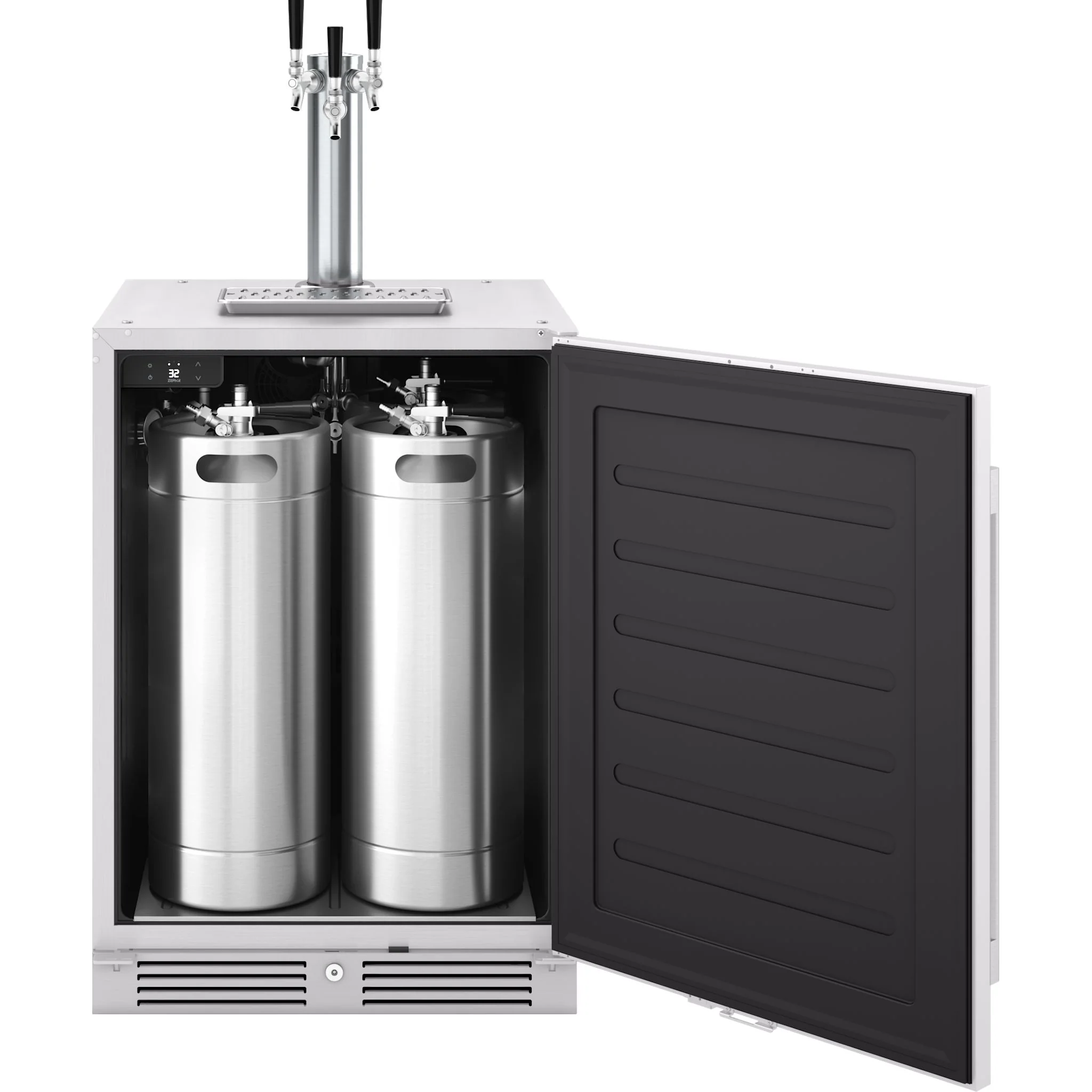 Zephyr Beverage Cooler (PRKB24C01AS-OD) - Stainless Steel - Image 4