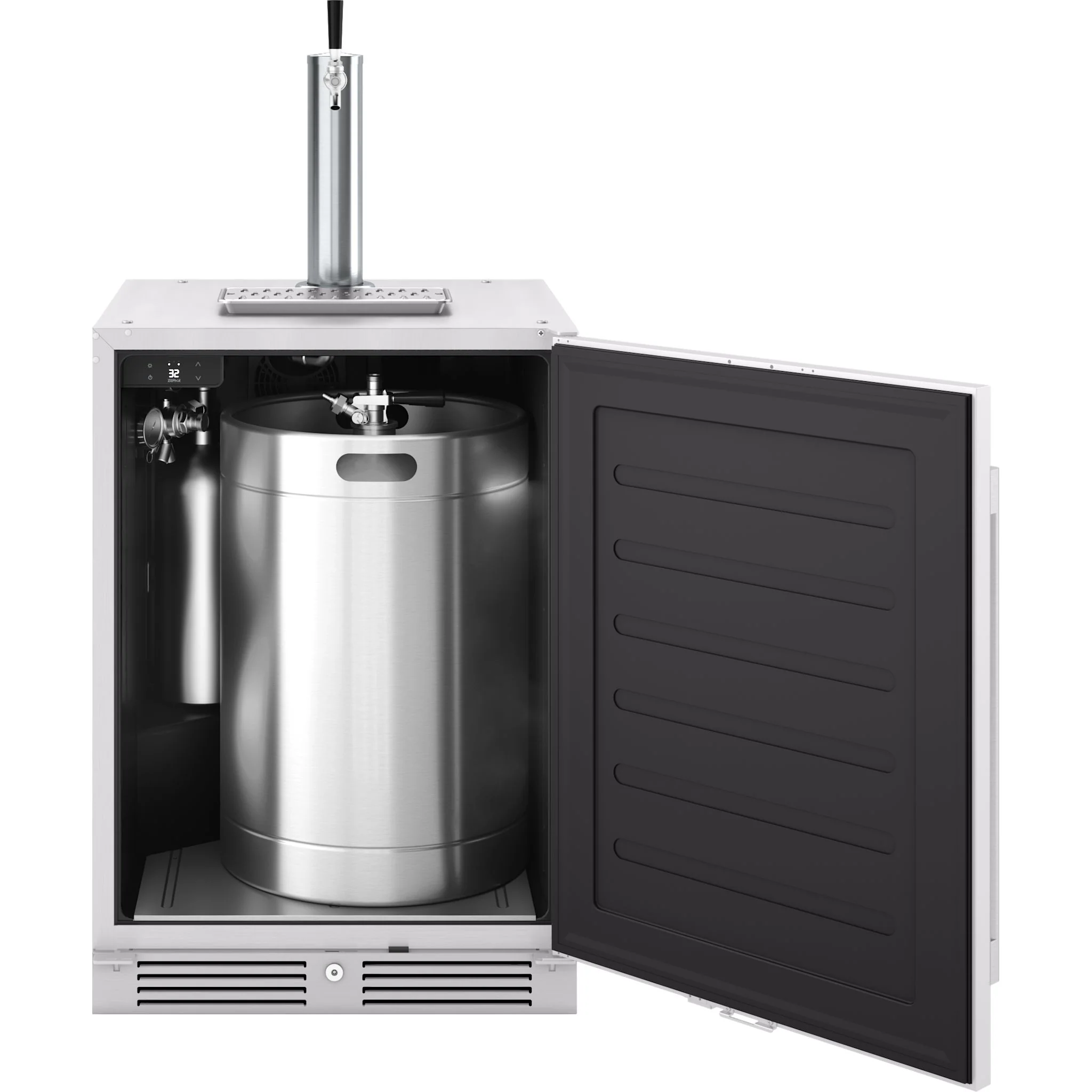 Zephyr Beverage Cooler (PRKB24C01AS-OD) - Stainless Steel - Image 6