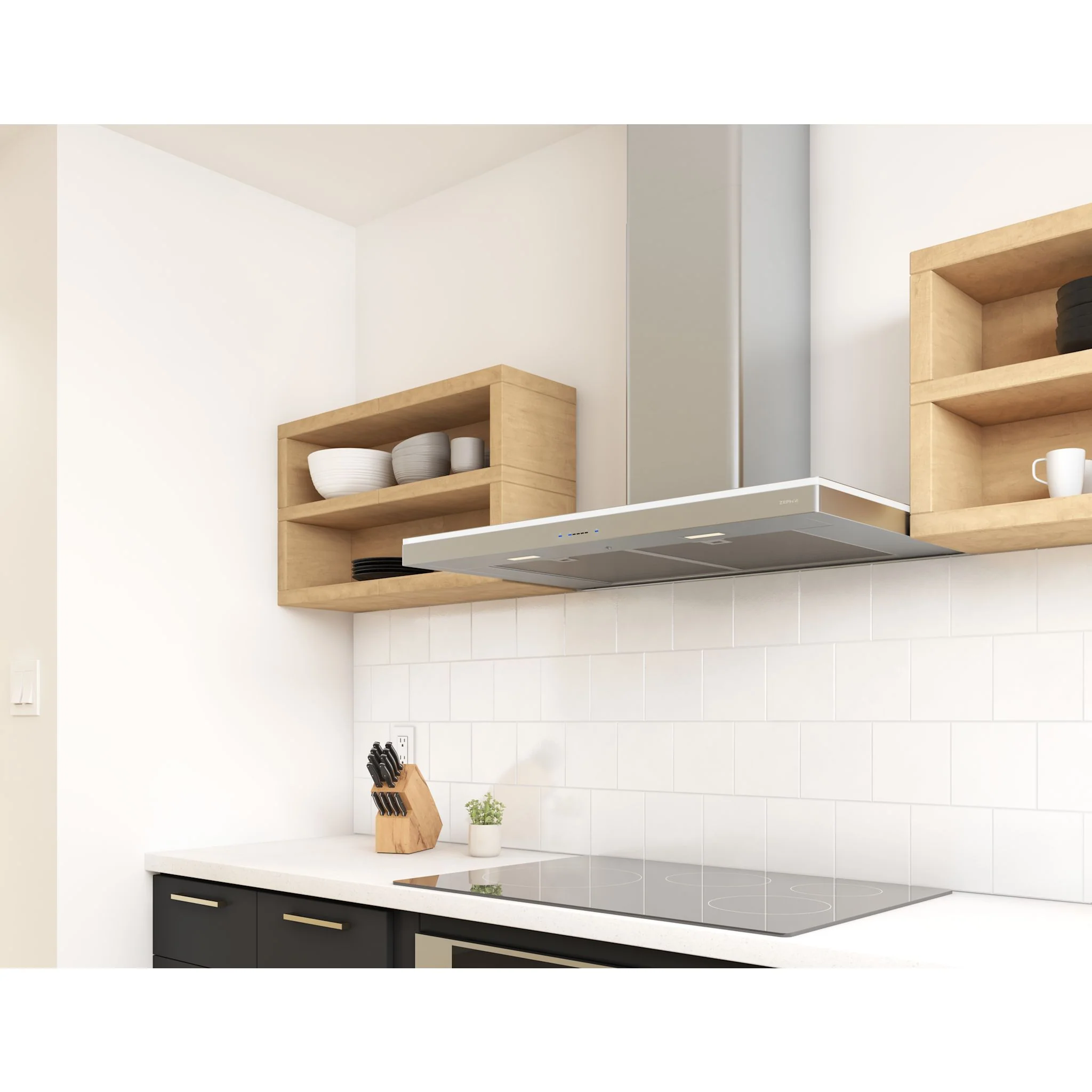 Zephyr Range Hood (ZLU-M90CS) - Stainless Steel - Image 4