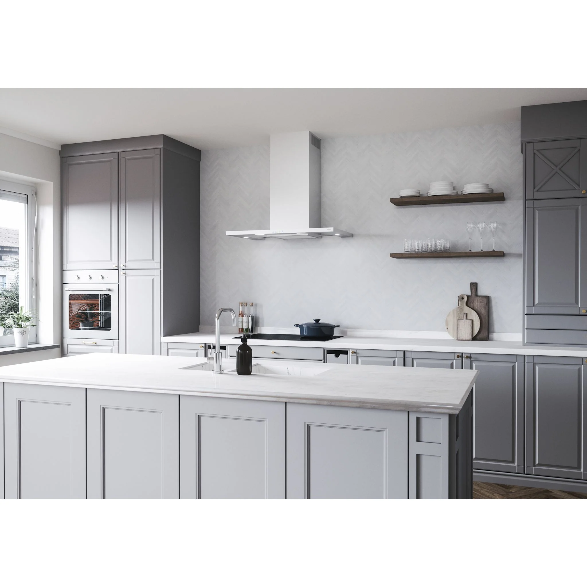 Zephyr Range Hood (ZMO-M90BS) - Stainless Steel - Image 2
