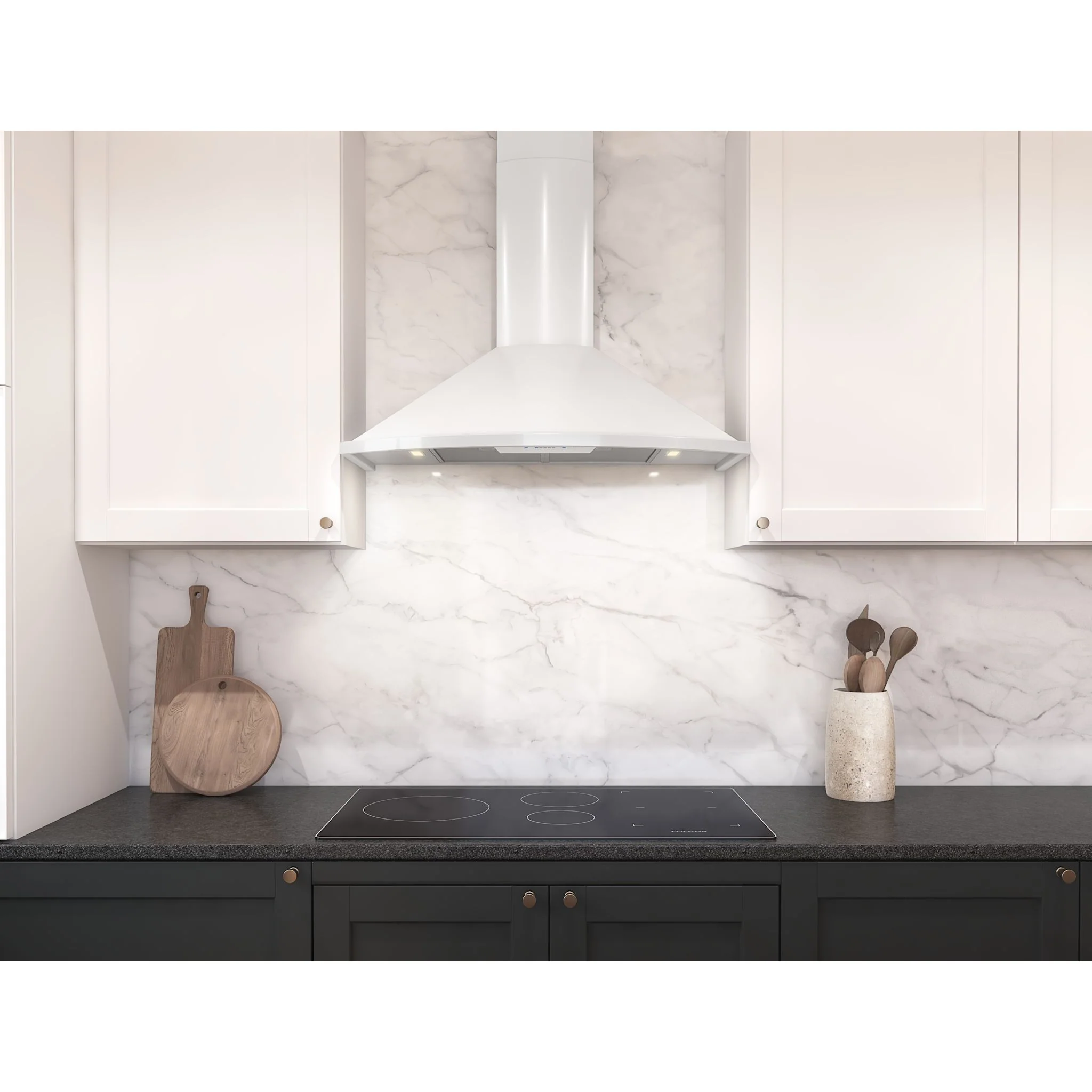 Zephyr Range Hood (ZSA-M90FW) - White - Image 2