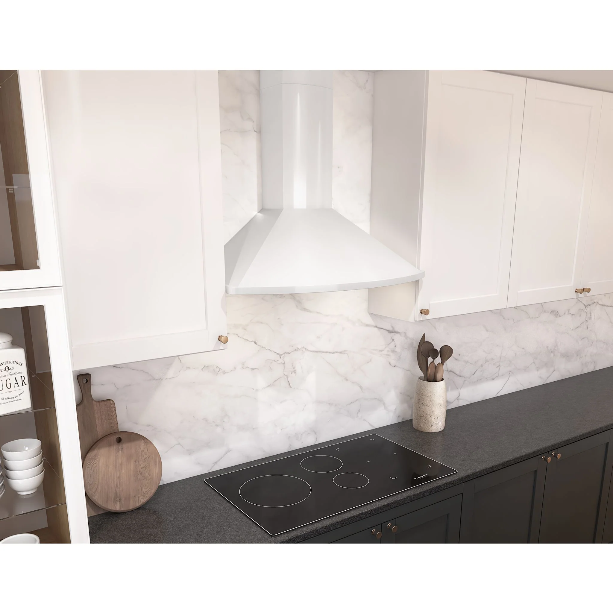Zephyr Range Hood (ZSA-M90FW) - White - Image 8