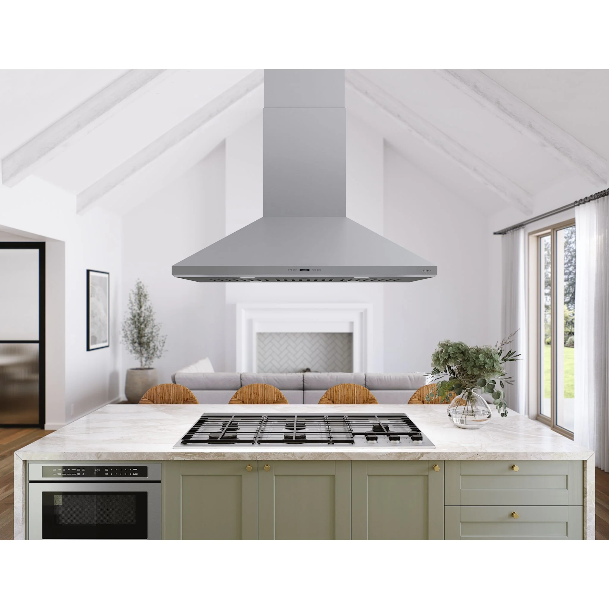 Zephyr Range Hood (ZSL-E36DS) - Stainless Steel - Image 2
