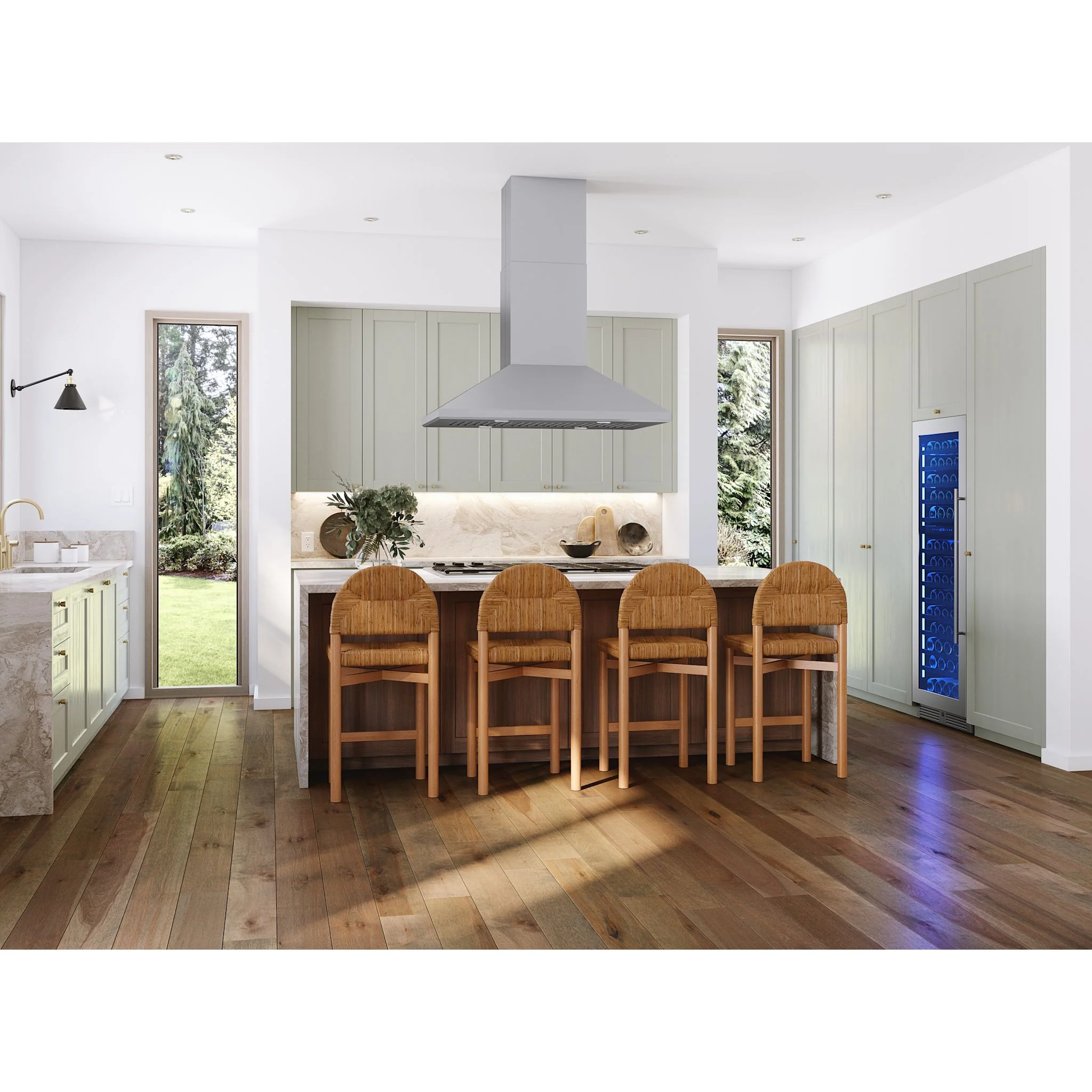 Zephyr Range Hood (ZSL-E42DS) - Stainless Steel - Image 4