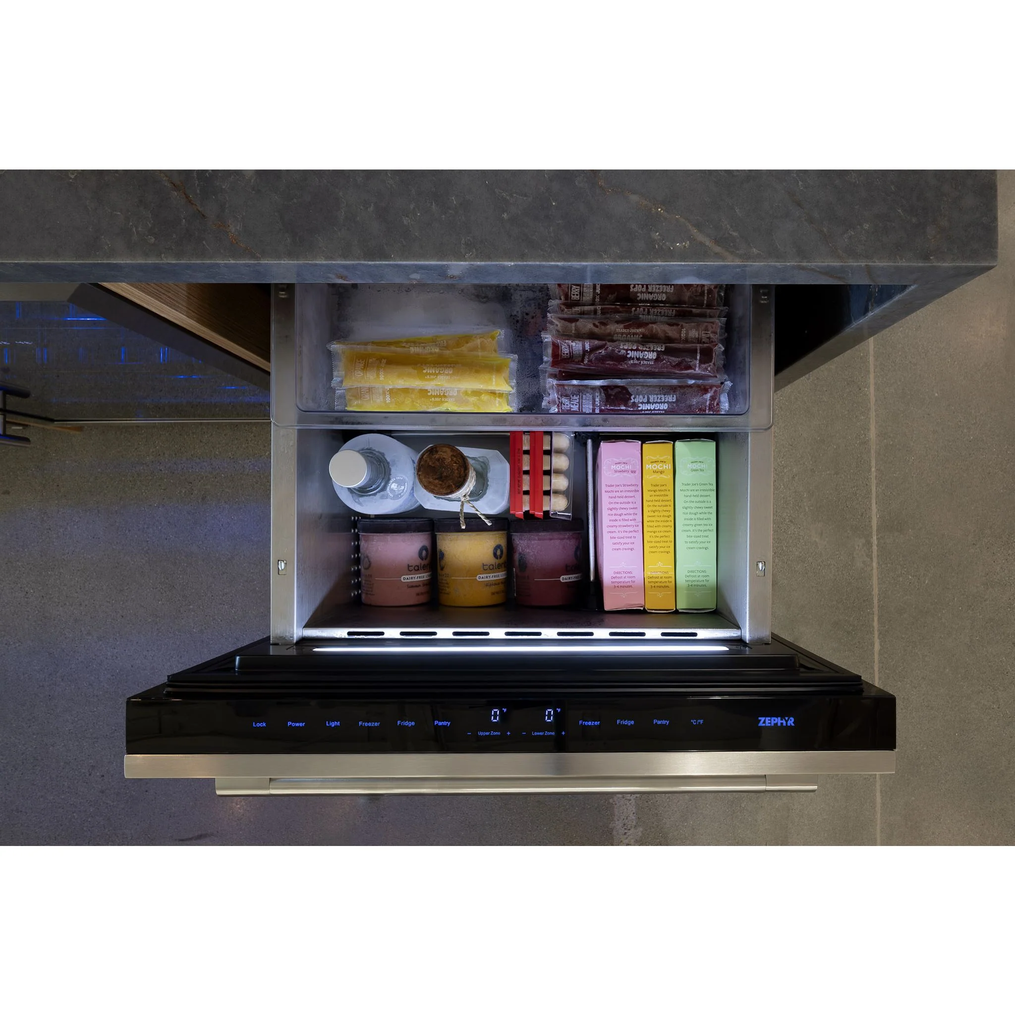 Zephyr Refrigerator Drawer (PRRFD24C2AP) - Panel Ready - Image 4
