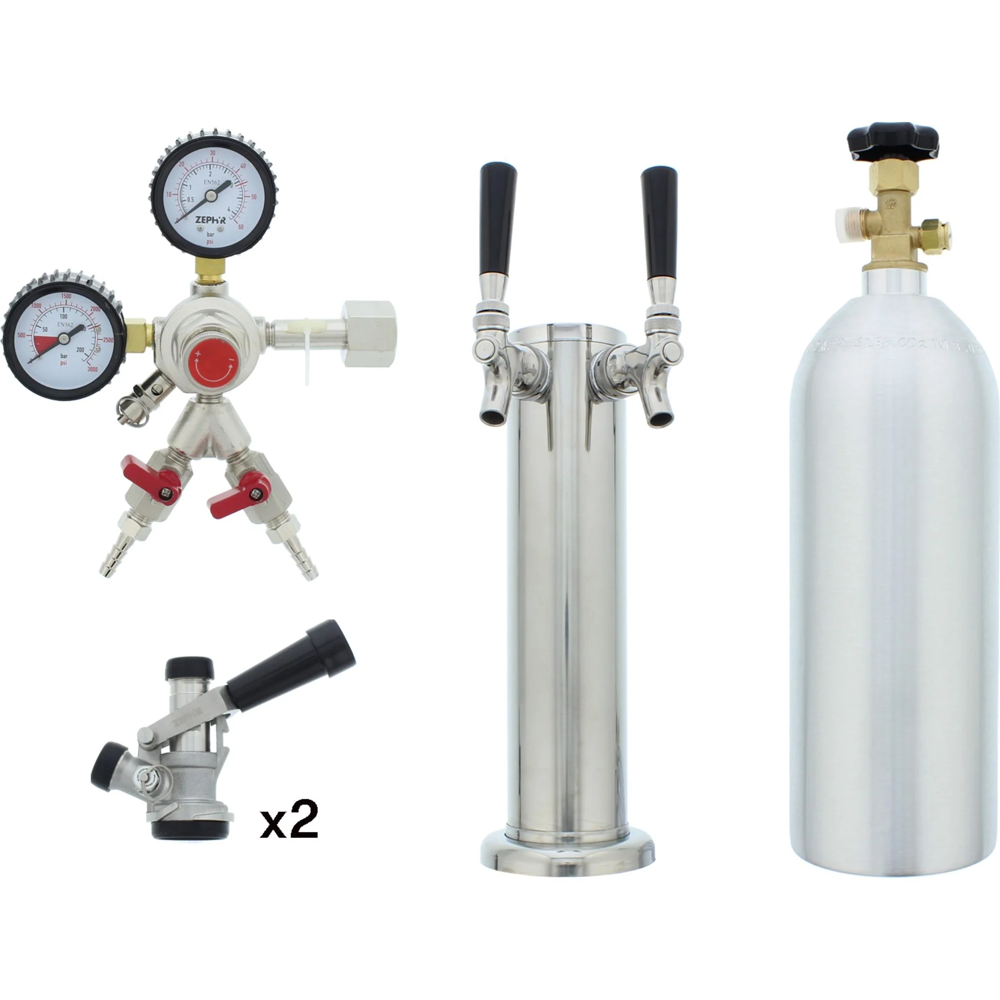 Zephyr Tap Kit (PRKFK-02SSC) - Stainless Steel