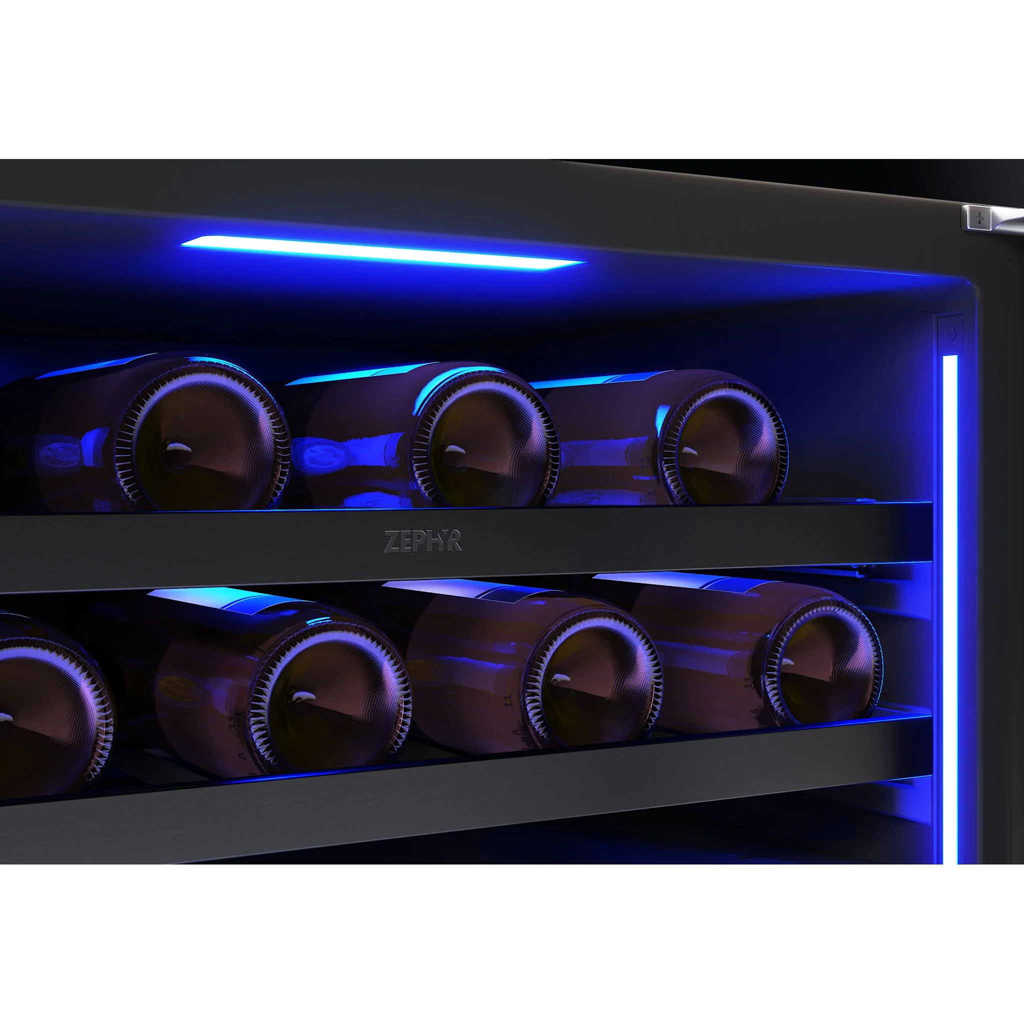 Zephyr Wine Cooler (PRW24C02CBSG) - Black Stainless Steel - Image 4